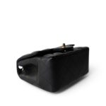 Black Lambskin Quilted Mini Square Flap Light Gold Hardware - Image 5