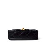 Black Shiny Aged Calfskin Nano Kelly Mini Shopper - Image 7
