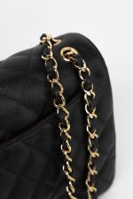 Black Caviar Quilted Jumbo Classic Flap GHW - Image 8