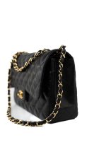 Black Caviar Quilted Jumbo Classic Flap Gold Hardware - Image 6