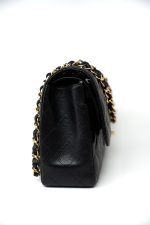 Black Caviar Quilted Jumbo Classic Flap Gold Hardware - Image 8