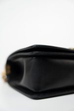 Black Caviar Quilted Old Medium Boy Bag Aged Gold Hardware - Image 17