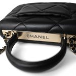 Chanel Black Lambskin Quilted Trendy CC Small Bag Light Gold Hardware - Image 14