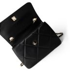 Chanel Black Lambskin Quilted Trendy CC Small Bag Light Gold Hardware - Image 13