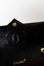 Chanel Vintage Black Lambskin Quilted Beak Tip Single Flap Bag - Image 18