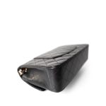 Vintage Black Lambskin Quilted Classic Flap Medium Gold Hardware - Image 11