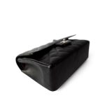 Black Jumbo Caviar Quilted Classic Double Flap SHW - Image 10