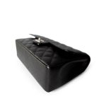 Black Jumbo Caviar Quilted Classic Double Flap SHW - Image 11