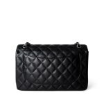 Black Jumbo Caviar Quilted Classic Double Flap SHW - Image 3