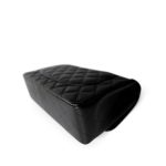 Black Jumbo Caviar Quilted Classic Double Flap SHW - Image 9