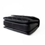 Black Lambskin Quilted Trendy CC Small Light Gold Hardware - Image 7