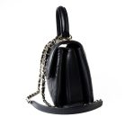 Black Lambskin Quilted Trendy CC Small Light Gold Hardware - Image 15
