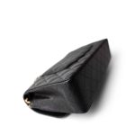 Medium Black Caviar Quilted Classic Flap Gold Hardware - Image 6