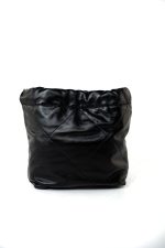 Shiny Black Calfskin Quilted Mini 22 Bag Antique Gold Hardware - Image 11