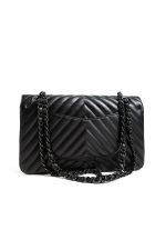 So Black Lambskin Chevron Medium Classic Flap - Image 14