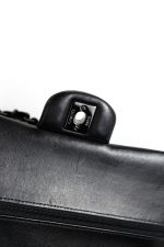 So Black Lambskin Chevron Medium Classic Flap - Image 16