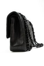 So Black Lambskin Chevron Medium Classic Flap - Image 5