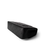 Sweet Camelia Single Flap Black Lambskin Quilted Aged Gold Hardware - Image 7