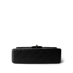 Vintage Black Lambskin Quilted Classic Flap Small Gold Hardware - Image 4