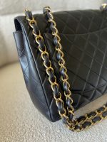 Vintage Black Lambskin Quilted Jumbo GHW - Image 7