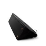 Vintage Kelly Sellier 32 Black Box Calfskin Gold Plated F Square Stamp - Image 3