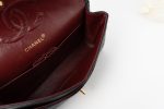Black Vintage Lambskin Quilted Classic Flap Medium GHW - Image 26