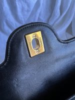 Black Vintage Lambskin Quilted Double Flap Small GHW - Image 16