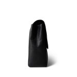 Vintage Mademoiselle Black Caviar Vertical Flap Jumbo Gold Hardware - Image 4