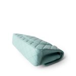 19C Tiffany Blue Caviar Quilted Medium Classic Flap Light Gold Hardware - Image 7