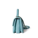 19C Tiffany Blue Chevron Lambskin Trendy CC Flap Small Light Gold Hardware - Image 3