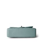 20C Tiffany Blue Caviar Quilted Classic Flap Small Light Gold Hardware - Image 6