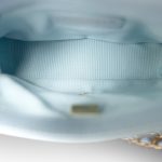 21K My Perfect Bag Light Blue Caviar Quilted Aged Gold Hardware - Image 10