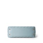 22P Light Blue Caviar Quilted Coco Handle Medium (Old Small) Light Gold Hardware - Image 6