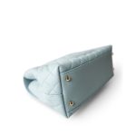22P Light Blue Caviar Quilted Coco Handle Medium (Old Small) Light Gold Hardware - Image 10