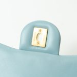 22P Light Blue Mini Square Enamel Lambskin pending CC  AGHW - Image 6