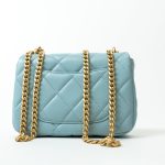 22P Light Blue Mini Square Enamel Lambskin pending CC  AGHW - Image 15