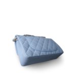 23P Light Blue Classic Flap Small Light Gold Hardware - Image 8