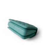 24C Tiffany Blue Lambskin Quilted Mini Trendy CC Light Gold Hardware - Image 12