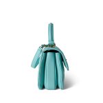 24C Tiffany Blue Lambskin Quilted Mini Trendy CC Light Gold Hardware - Image 4