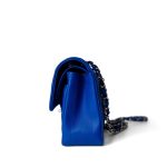 Blue Caviar Chevron Classic Flap Small Light Gold Hardware - Image 10