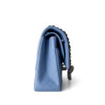 21C Sky Blue Lambskin Quilted Classic Flap Light Gold Hardware - Image 7