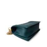 18B Dark Turquoise Caviar Quilted Boy Bag Old Medium Antique Gold Hardware - Image 9