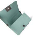 20C Tiffany Blue Caviar Chevron Small Boy Bag Ruthenium Hardware - Image 15
