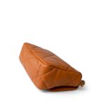 21A Light Brown Lambskin Quilted 19 Flap Small Mixed Hardware - Image 8