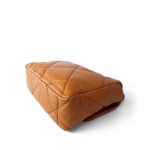 21A Light Brown Lambskin Quilted Medium/Large 19 Flap Mixed Hardware - Image 10