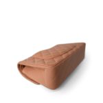 21P Caramel Lambskin Quilted Classic Flap Small Light Gold Hardware - Image 3