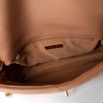 21P Large Caramel Lambskin Quilted 19 Flap Mixed Hardware - Image 11