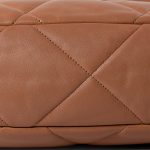21P Large Caramel Lambskin Quilted 19 Flap Mixed Hardware - Image 16