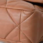 21P Large Caramel Lambskin Quilted 19 Flap Mixed Hardware - Image 19
