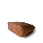 22A Caramel Lambskin Quilted Small 19 Flap Mixed Hardware - Image 9